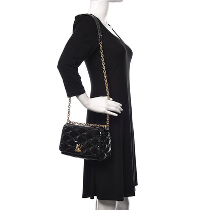 Louis Vuitton Patent Malletage GO-14 PM Black 2 of 10
