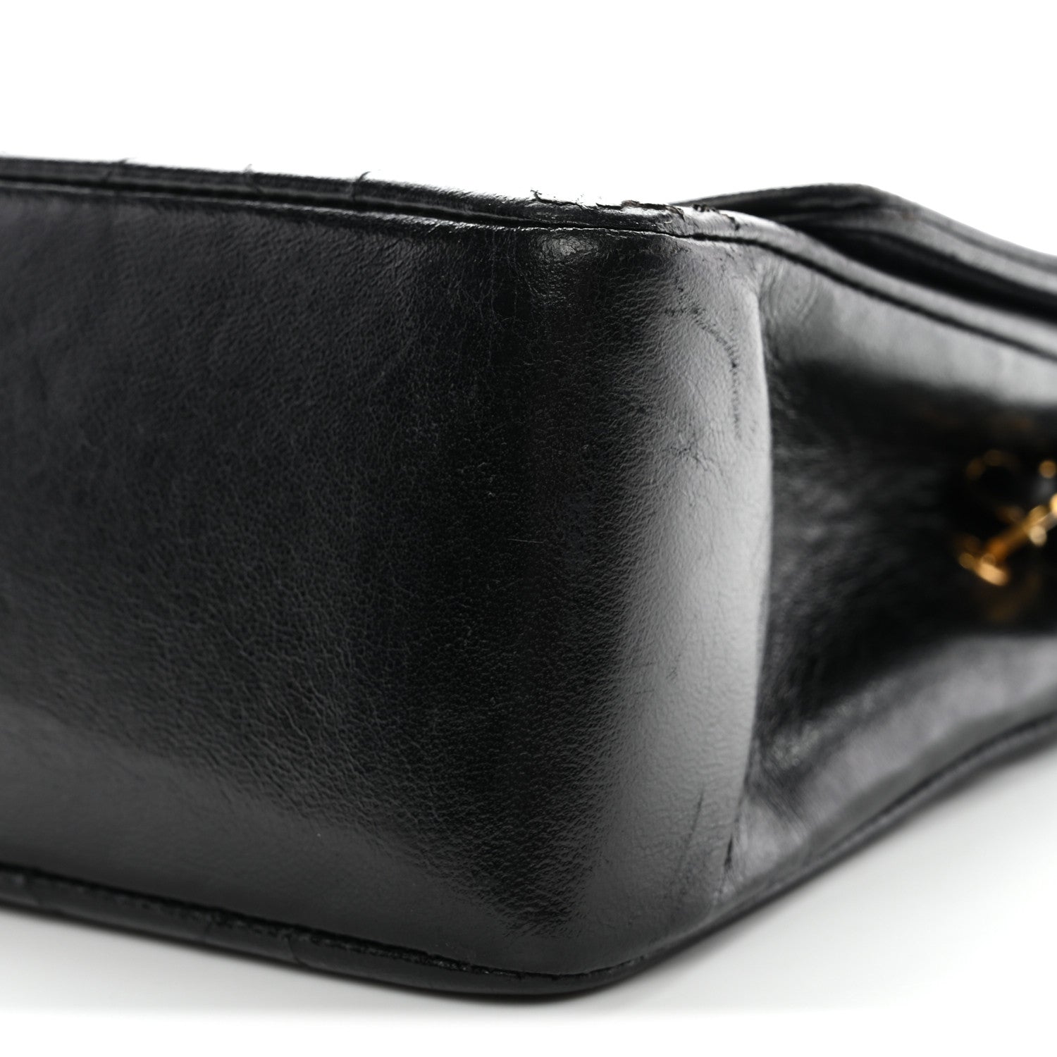 Chanel Lambskin Quilted Small Single Flap Black 30 of 37
