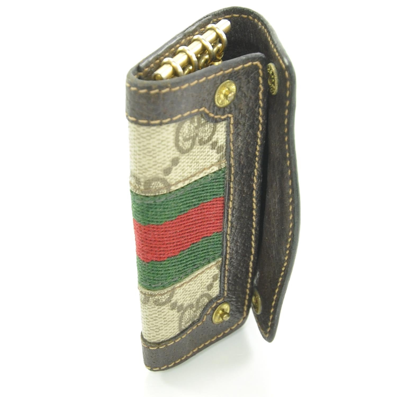 Gucci Monogram Web 4 Key Holder 3 of 6