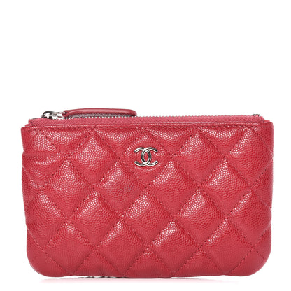 Chanel Caviar Quilted Small Cosmetic Case Pink 1 of 11