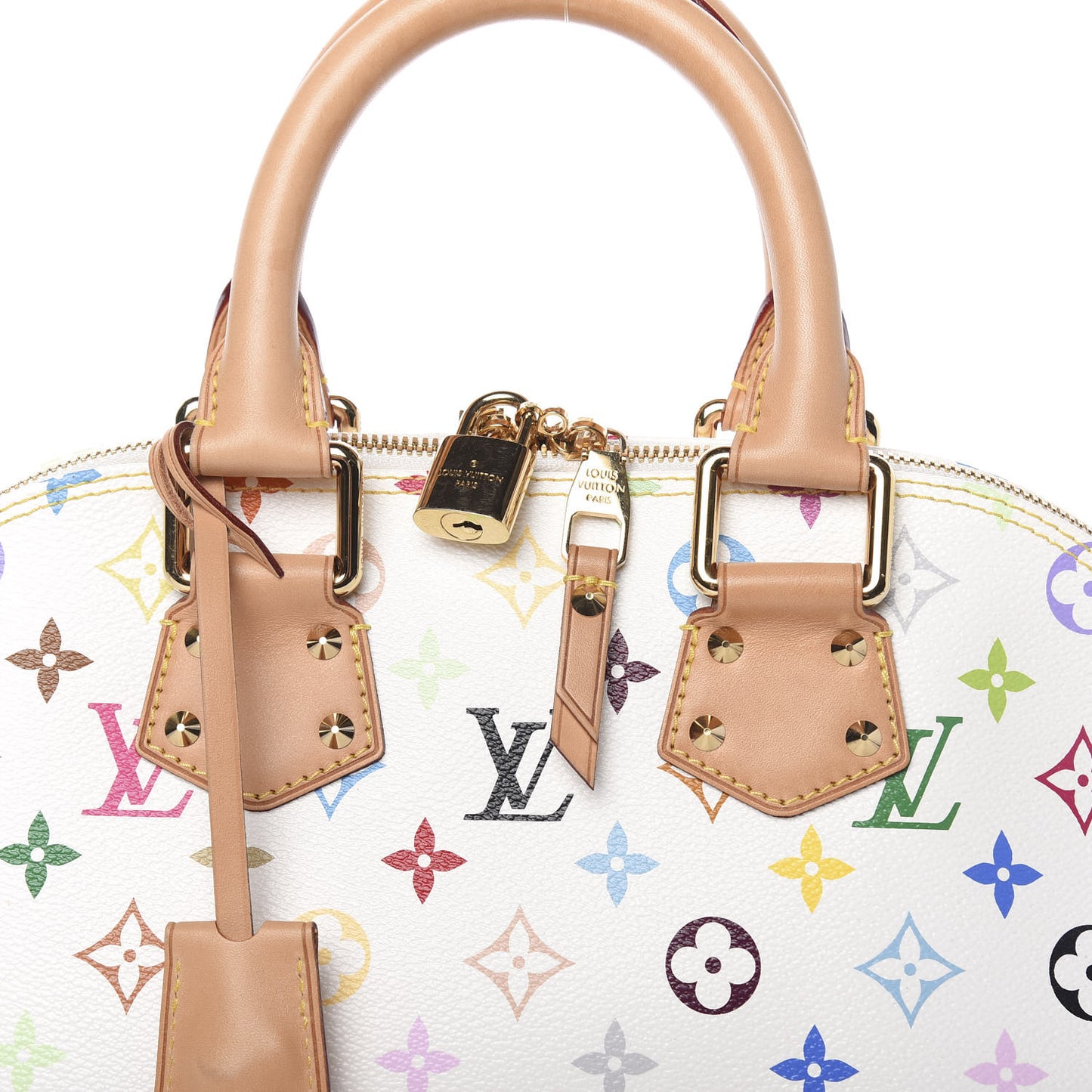 Monogram Multicolor Alma PM White