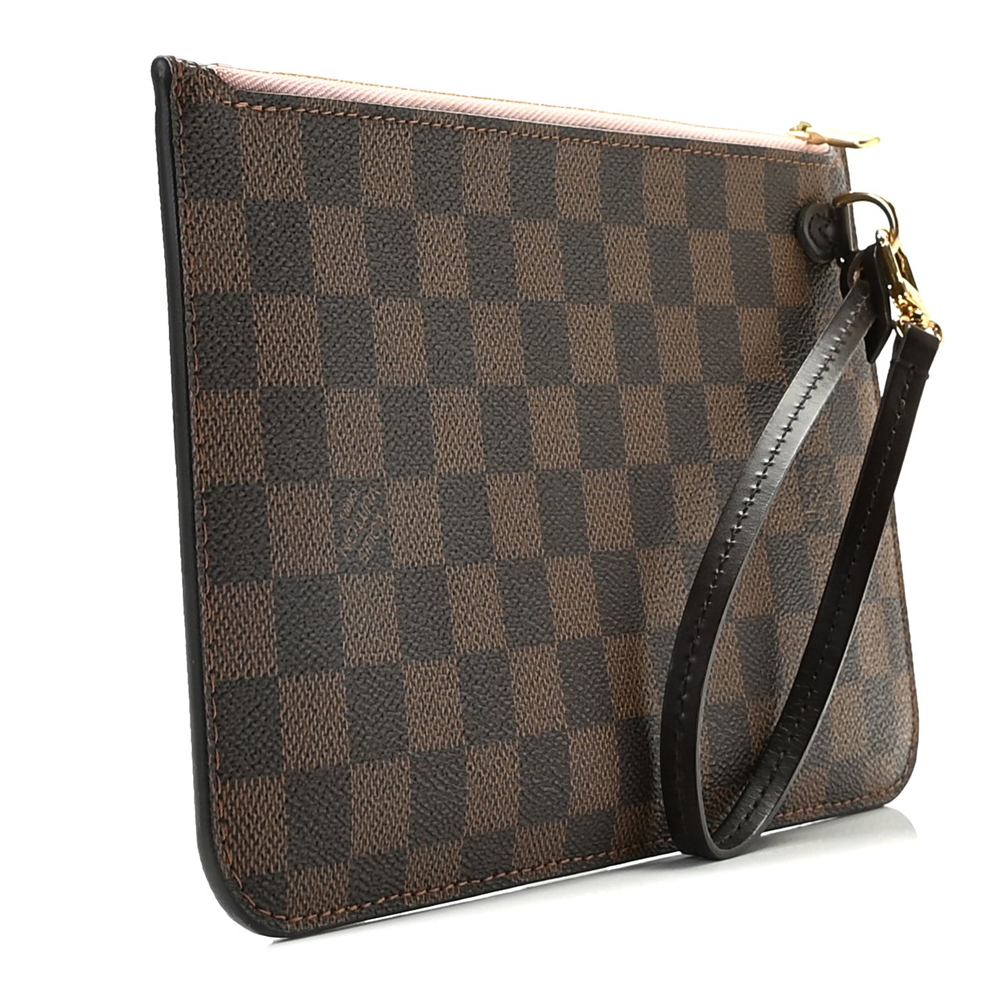 Damier Ebene Neverfull MM GM Pochette Rose Ballerine