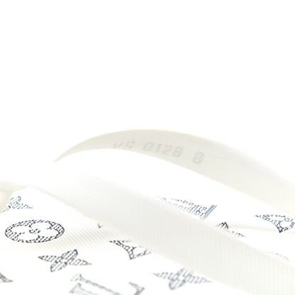 Louis Vuitton Rubber Molitor Thong Sandals 8 White 8 of 9