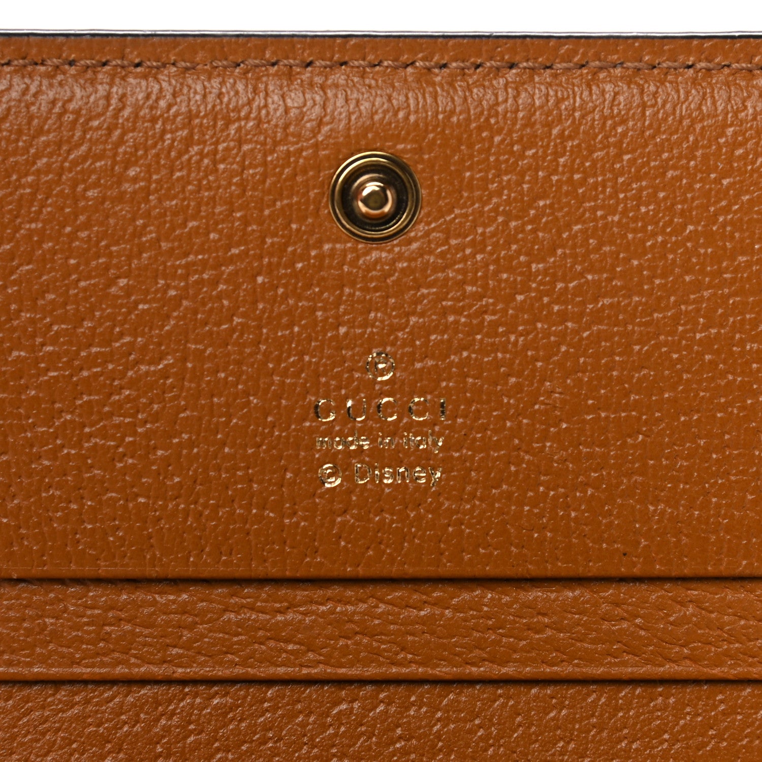 Gucci X DISNEY Mini Vintage GG Supreme Monogram Mickey Mouse Card Holder Wallet Beige Vintage Sun Oil 7 of 11