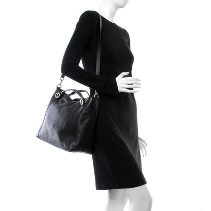 Gucci Cellarius Calfskin Medium Miss GG Top Handle Bag Black 2 of 7