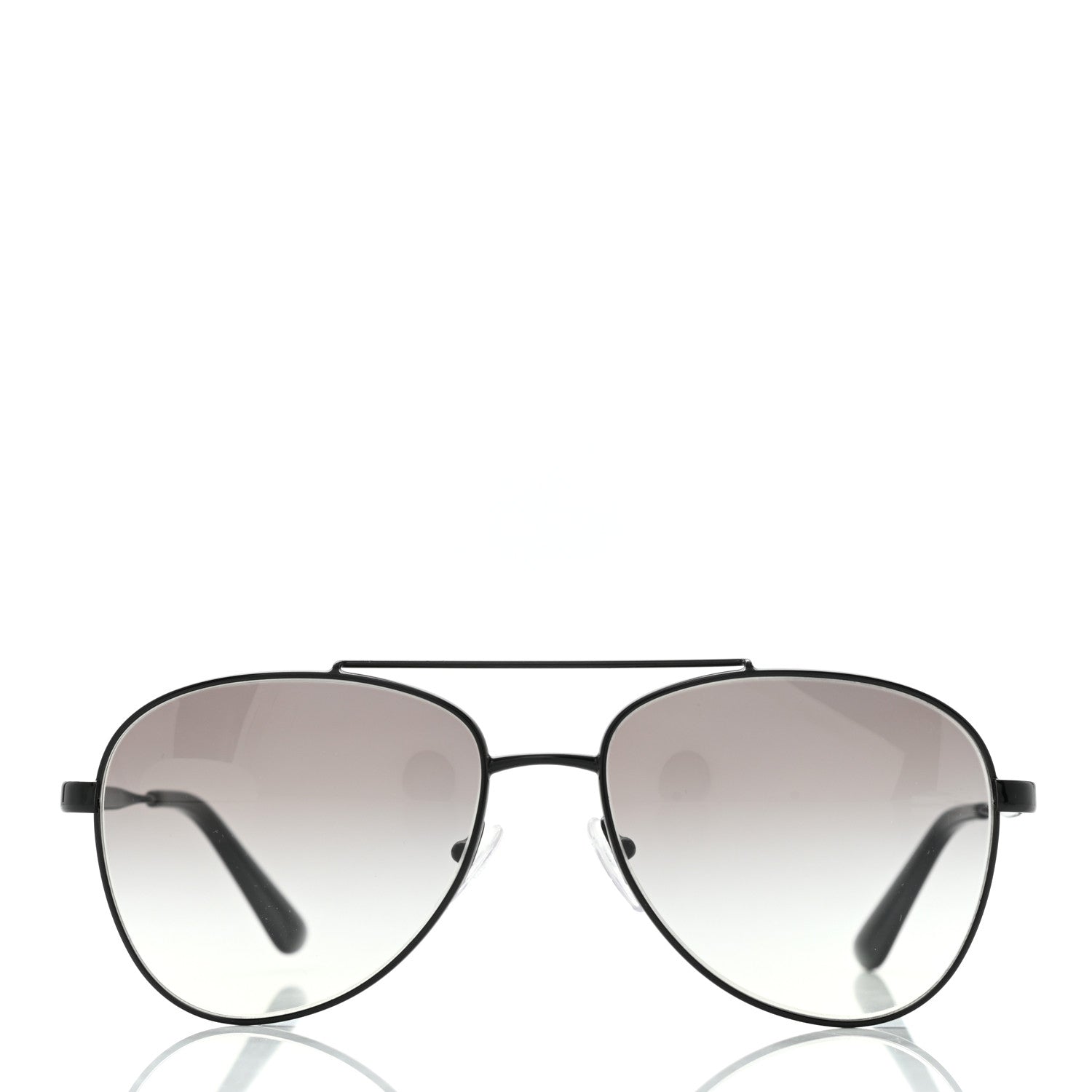 Prada Aviator Sunglasses SPR 70V Black 2 of 6