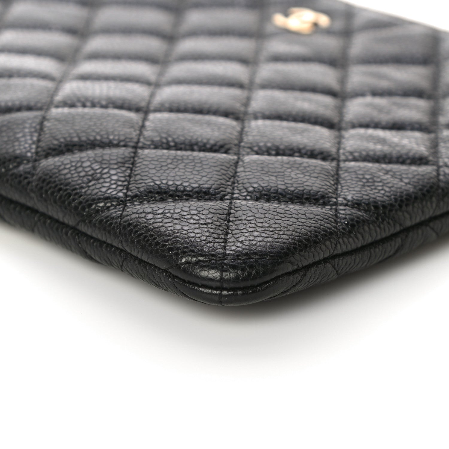 Chanel Caviar Quilted Medium Cosmetic Case Black 10 of 10