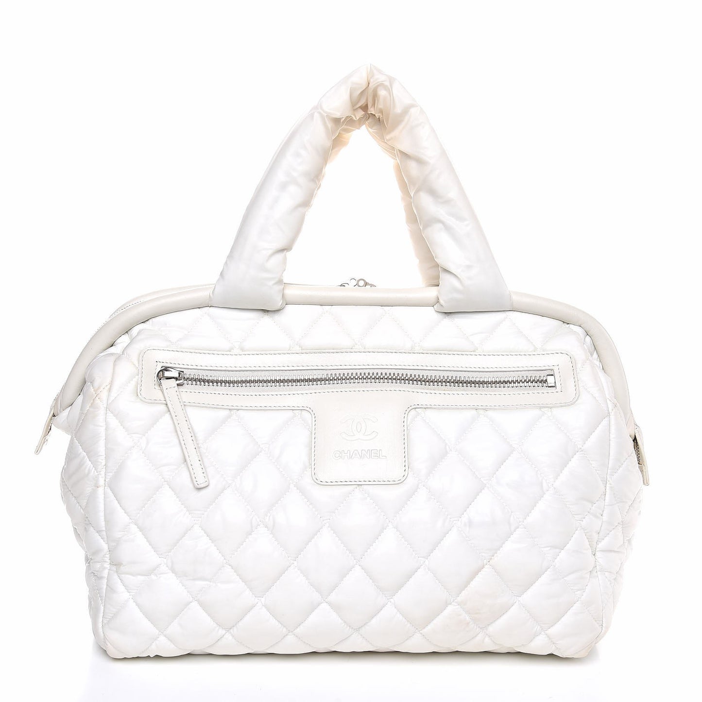 Nylon Coco Cocoon Bowler White
