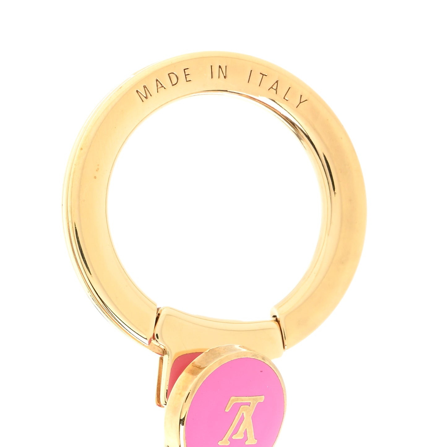 Metal Enamel Pastilles Key Chain Bag Charm Multicolor
