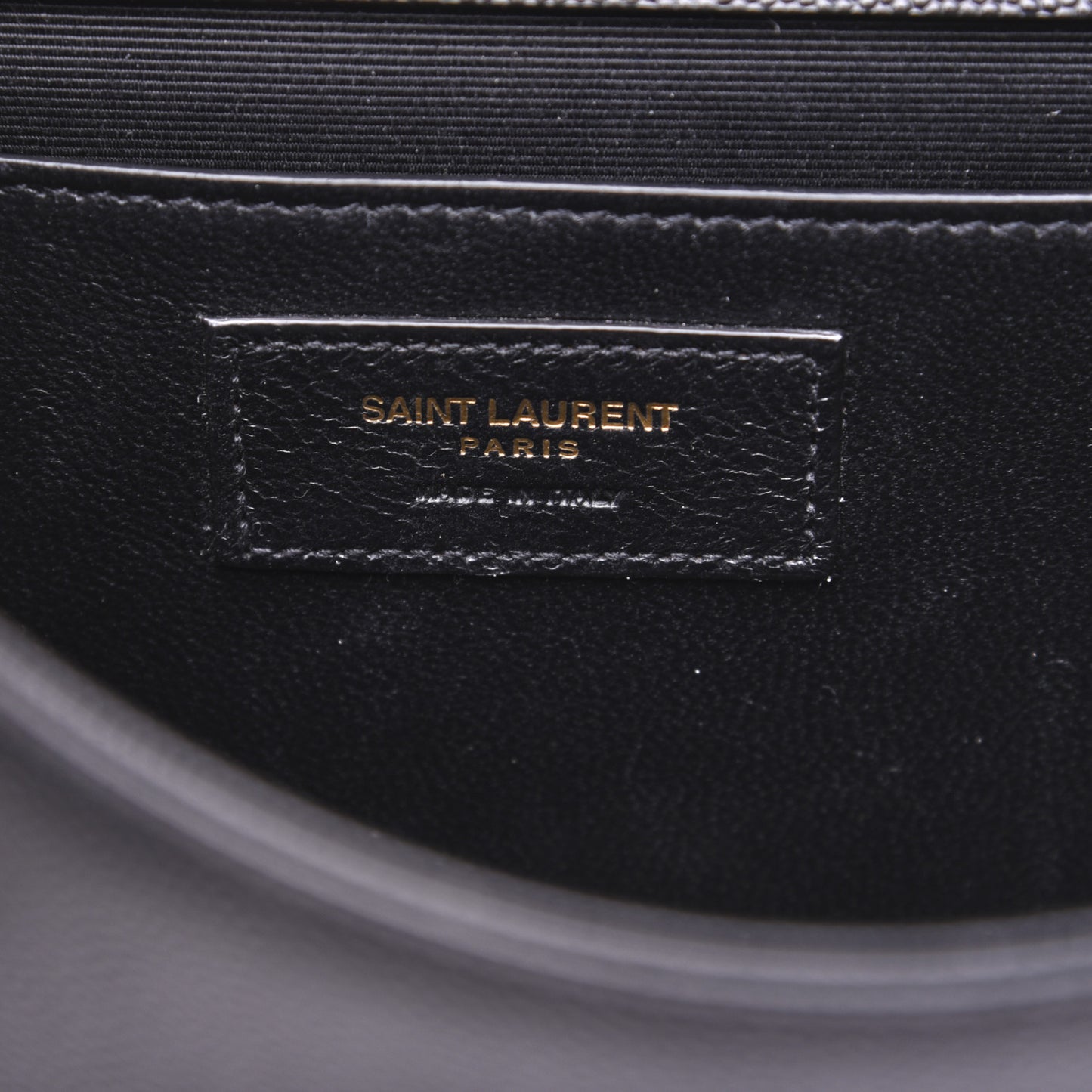 Grain De Poudre Medium Classic Monogram Kate Satchel Black