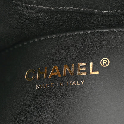 Chanel Suede Quilted Small Chanel 25 Handbag Black 6 of 13