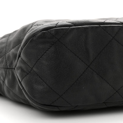 Chanel Calfskin Quilted Daily Hobo Black 9 of 11