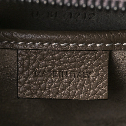 Celine Drummed Calfskin Nano Luggage Souris 6 of 9