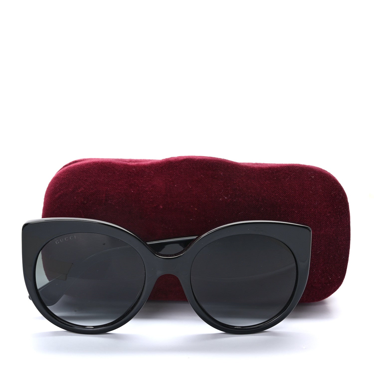 Gucci Acetate Cat Eye Sunglasses GG0325S Black 7 of 7