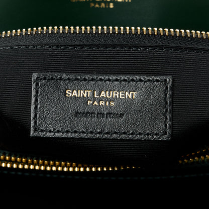 Saint Laurent Calfskin Y Quilted Monogram Medium Loulou Chain Satchel Olive 7 of 11