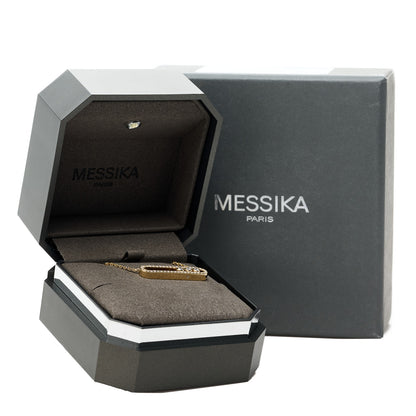 Messika 18K Yellow Gold Diamond Move Pave Necklace 6 of 6