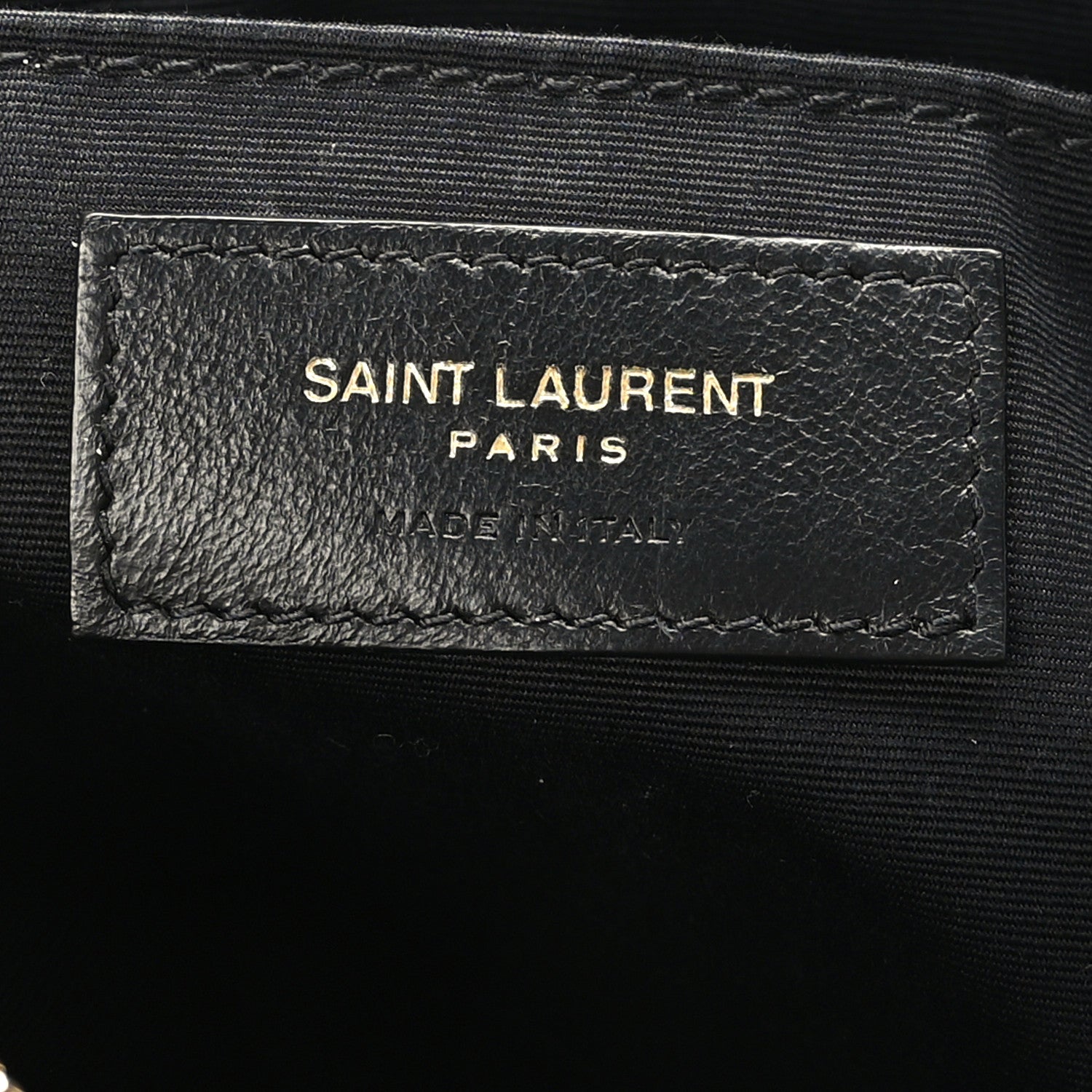 Saint Laurent Calfskin Matelasse Monogram Lou Camera Bag Black 6 of 10