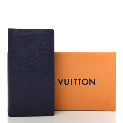 Louis Vuitton Taurillon Brazza Wallet Marine 8 of 8