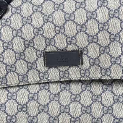 Gucci GG Plus Monogram Messenger Diaper Bag Navy 10 of 10