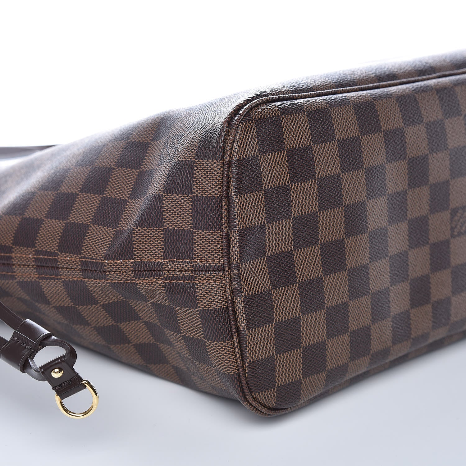 Louis Vuitton Damier Ebene Neo Neverfull MM Rose Ballerine 8 of 20