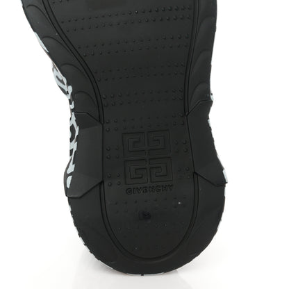 Givenchy Rubber 4G Print Marshmallow Wedge Slides 38 Black White 6 of 8