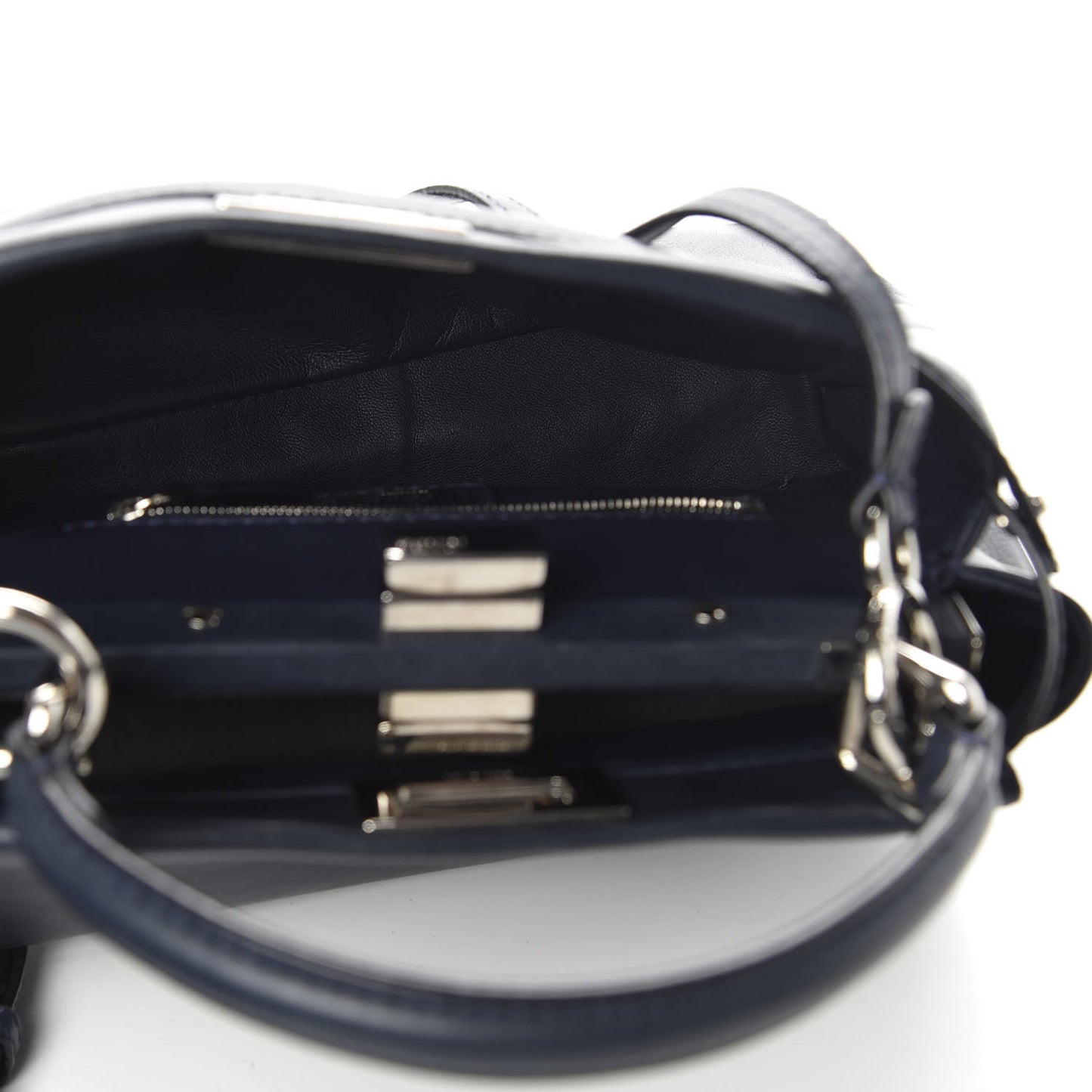 Nappa Mini Peekaboo Iconic Satchel Dark Blue