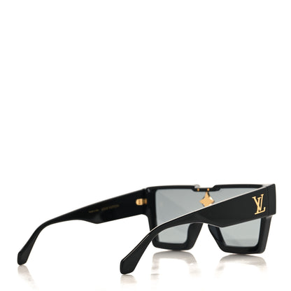 Louis Vuitton Acetate Swarovski Crystal Cyclone Sunglasses Z1578E Black 4 of 7