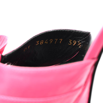 Saint Laurent Goatskin Candy 80 Platform Sandals 39.5 Bubblegum 9 of 14