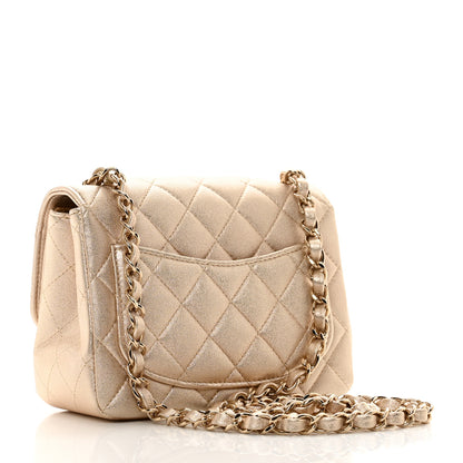 Chanel Metallic Lambskin Quilted Mini Square Flap Gold 3 of 10