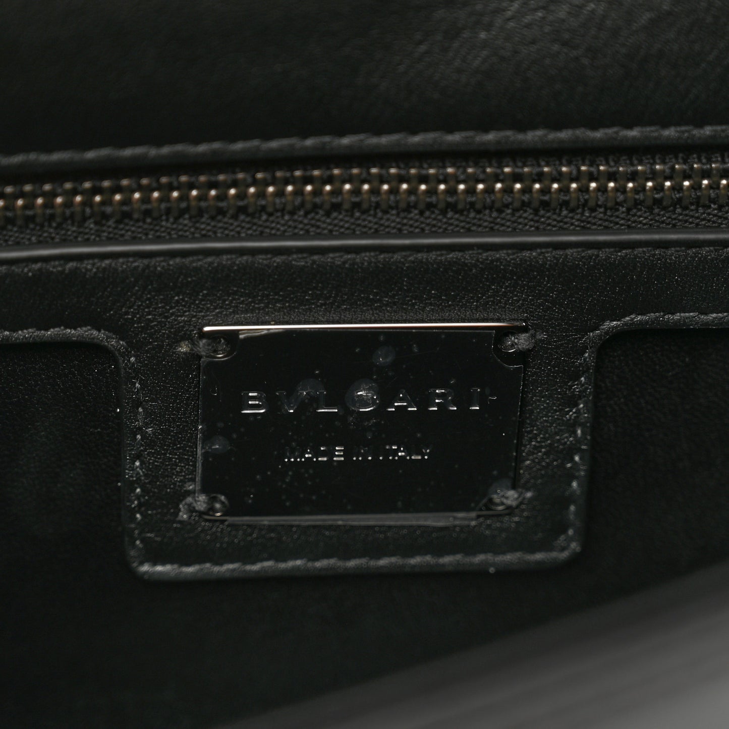 Calfskin Matelasse Mini Serpenti Cabochon Crossbody Bag Black