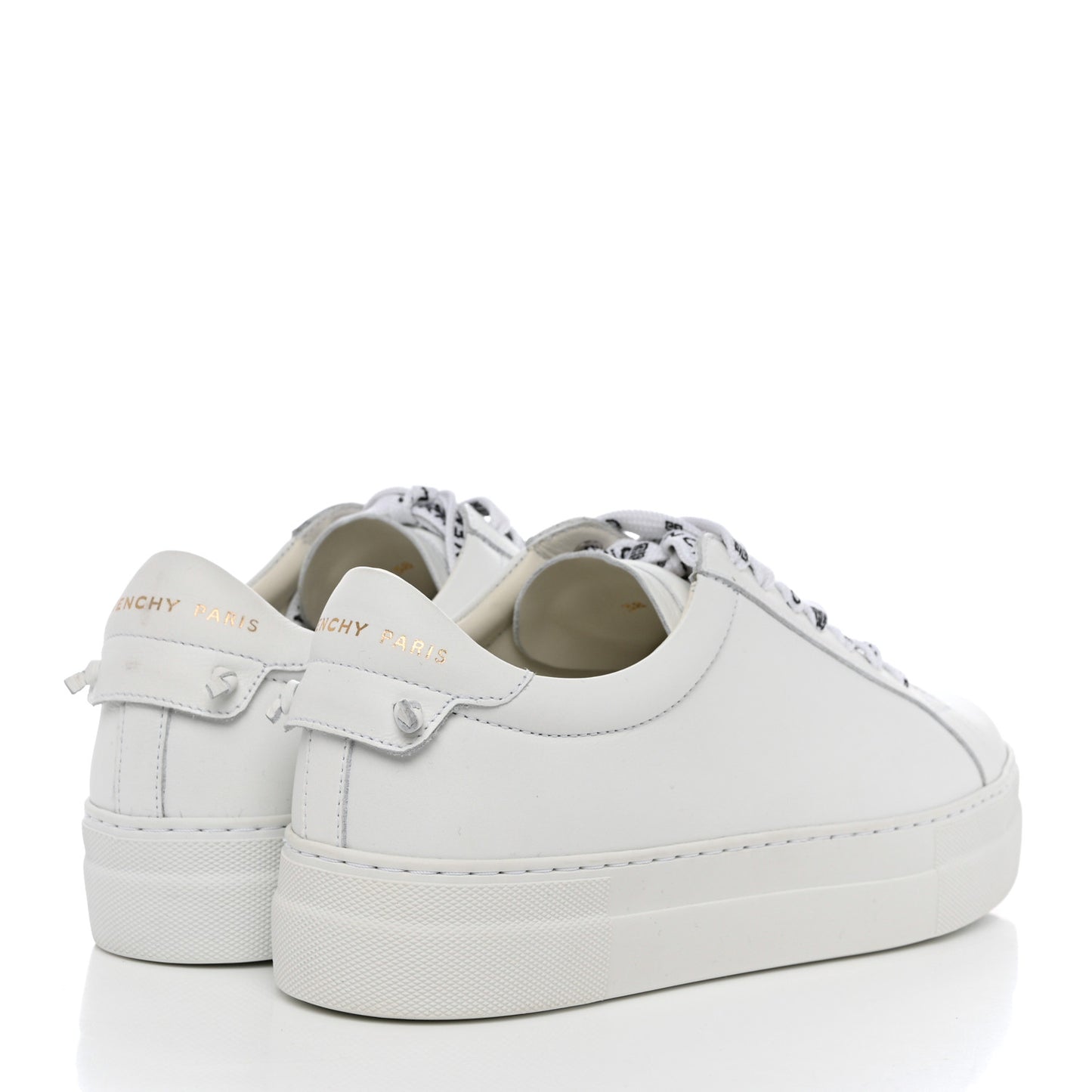 Calfskin Womens Urban Street Sneakers 38 White
