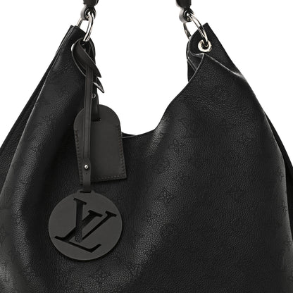 Louis Vuitton Mahina Carmel Hobo Black 7 of 9