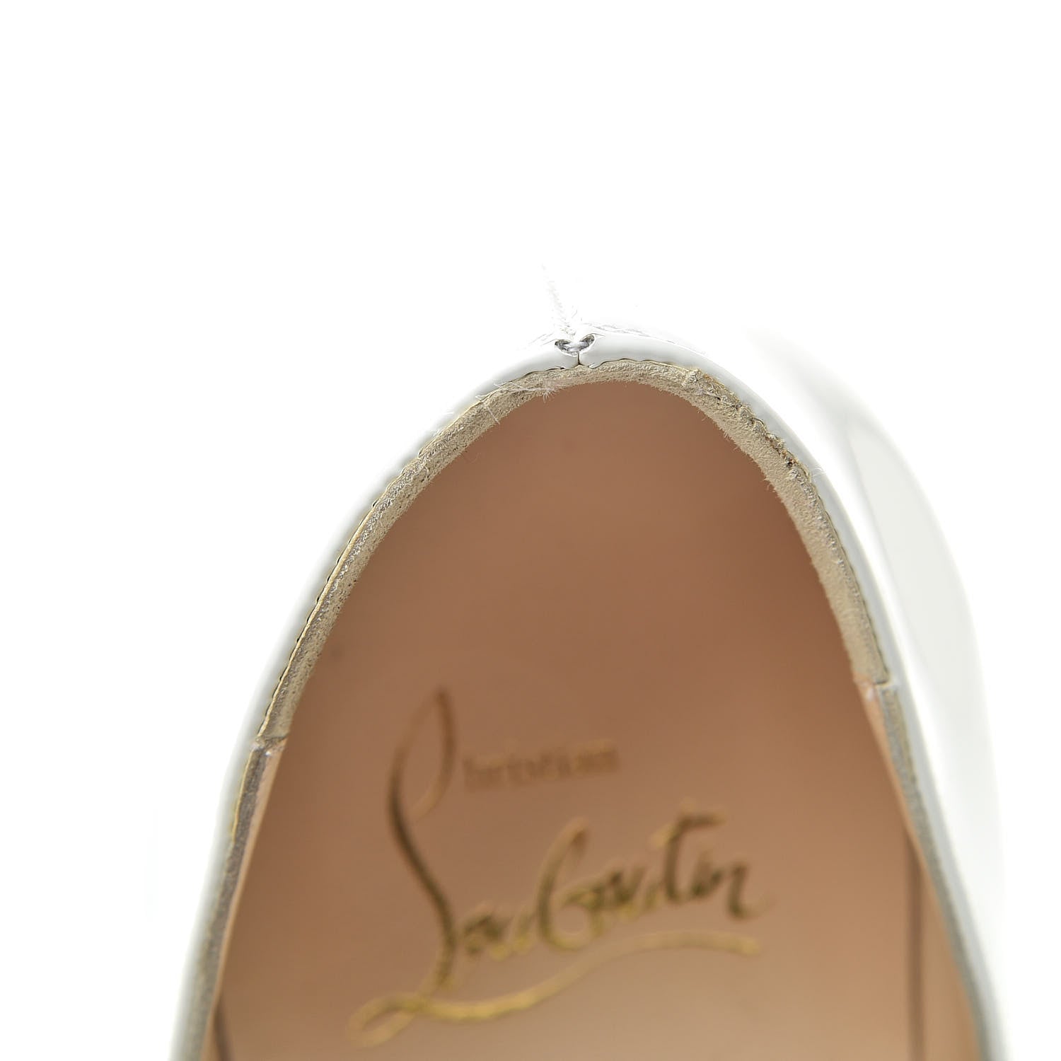 Christian Louboutin Patent So Kate 120 Pumps 37 White 11 of 13