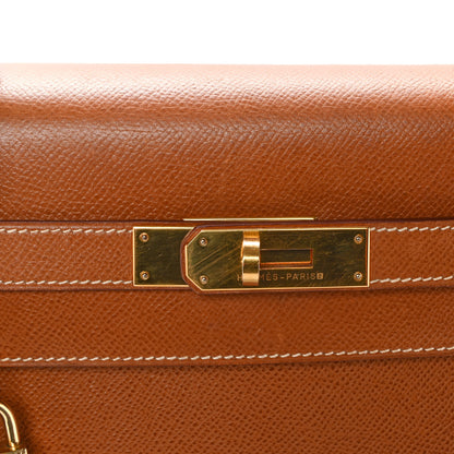 Hermes Courchevel Kelly Sellier 32 Gold 12 of 16