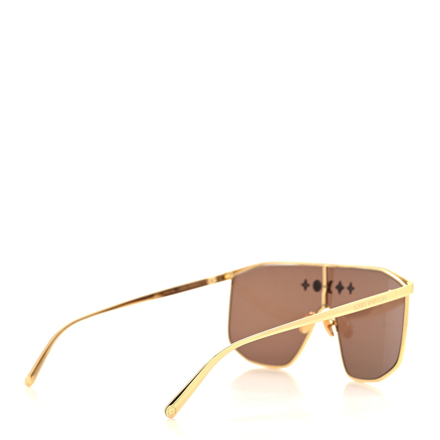 Metal LV Golden Mask Sunglasses Z1717U Gold