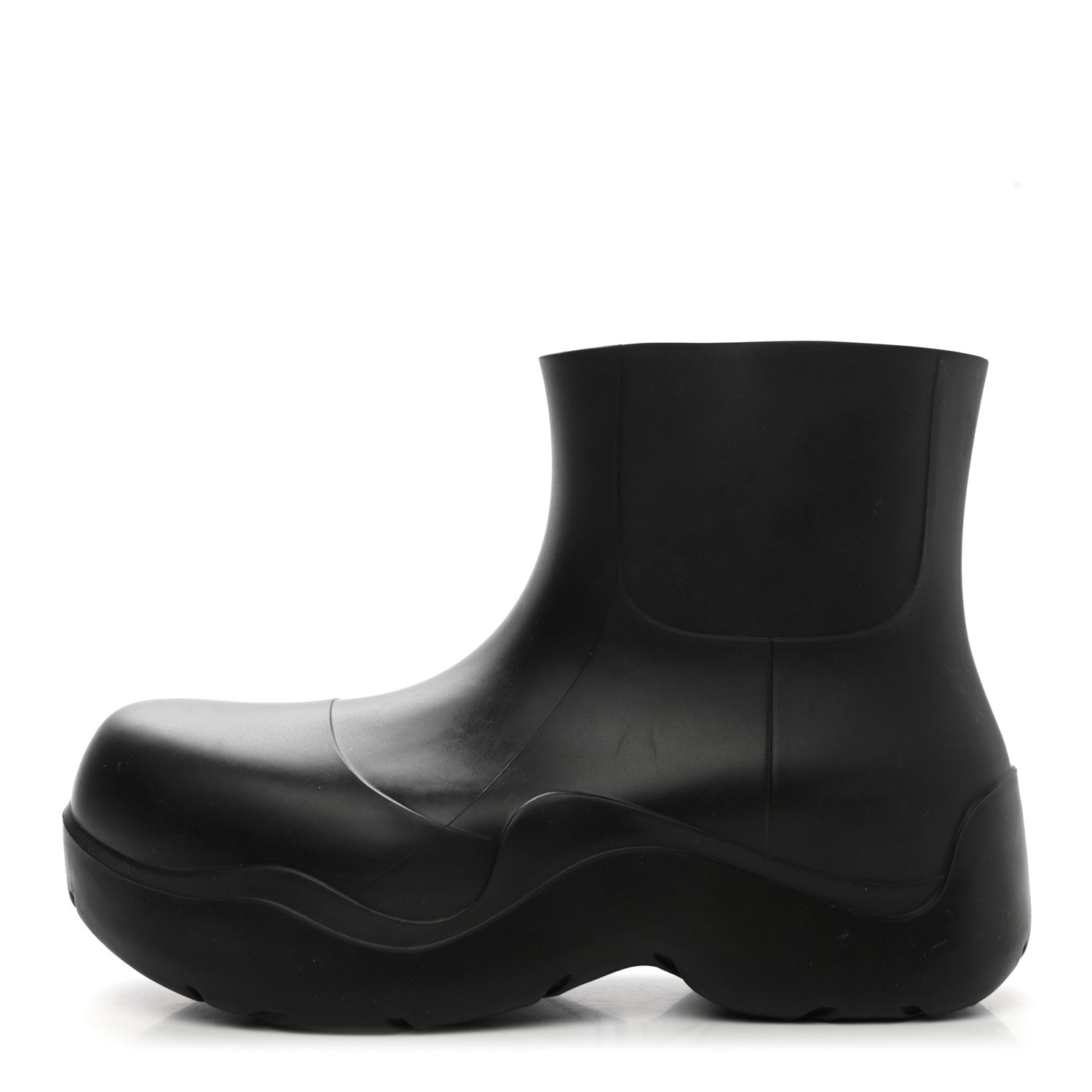 Bottega Veneta Rubber Puddle Ankle Boots 38 Black 1 of 8