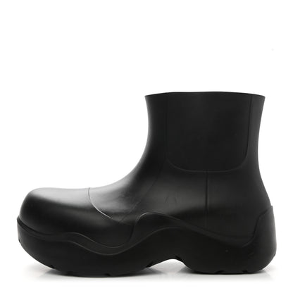 Bottega Veneta Rubber Puddle Ankle Boots 38 Black 1 of 8