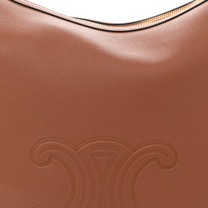 Celine Supple Calfskin Large Triomphe Heloise Shoulder Bag Tan 10 of 12