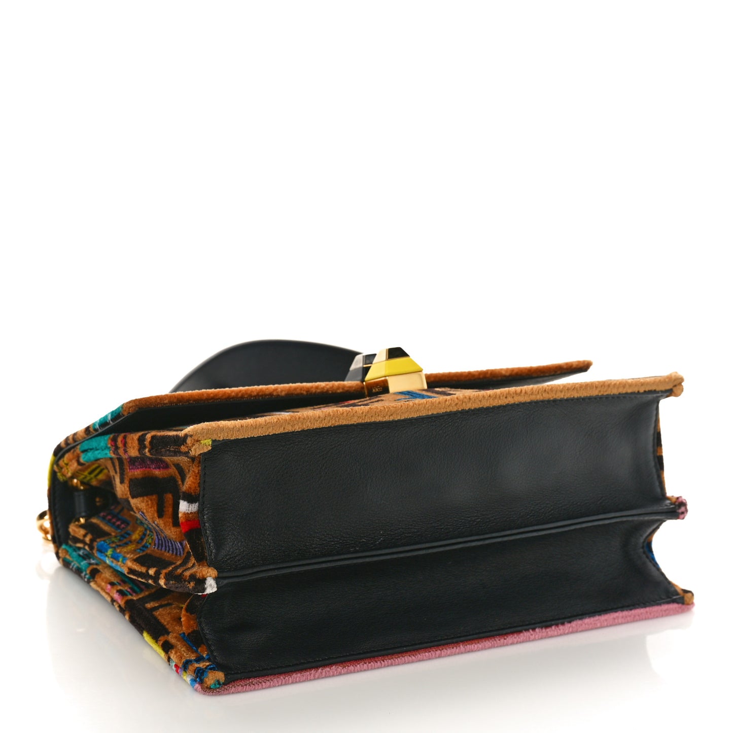Velvet Vitello Dolce Fun Fair Kan I Shoulder Bag Tobacco Multicolor Black