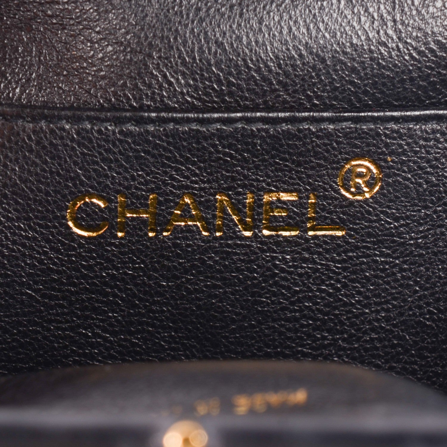 Chanel Lambskin Quilted Evening Bag Black 6 of 9