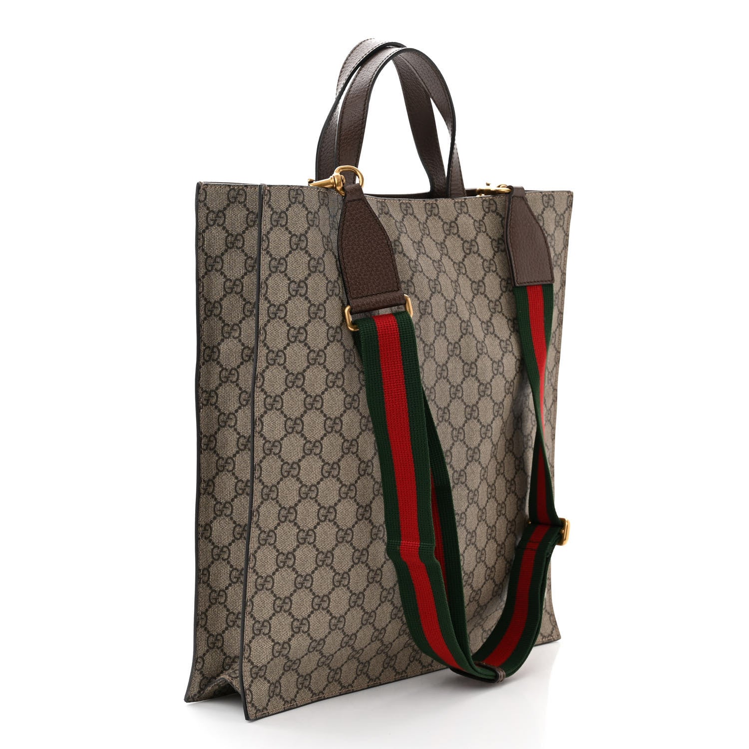 Gucci Soft GG Supreme Monogram Courrier Vertical Tote Beige New Acero 3 of 10