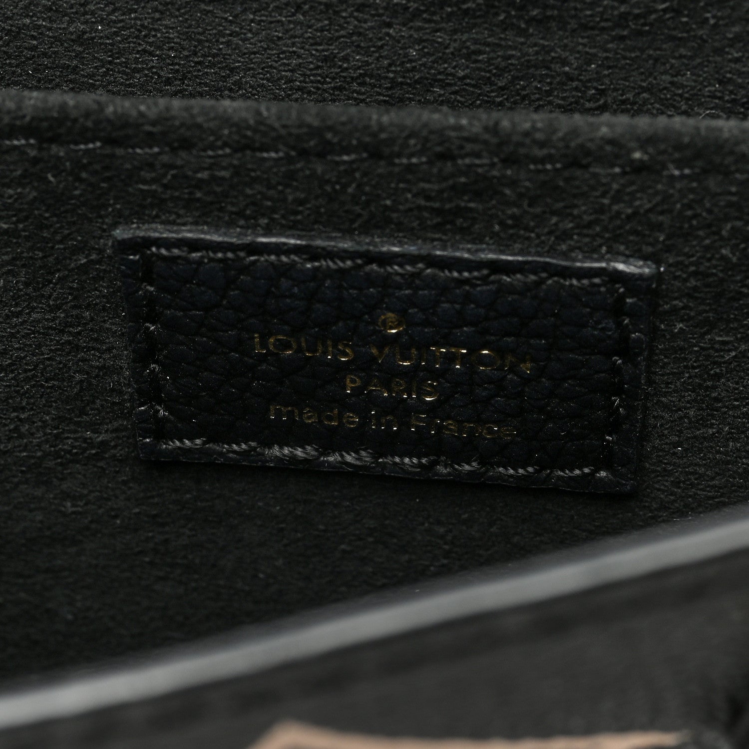 Louis Vuitton Empreinte Monogram Giant Petit Sac Plat Black Beige 6 of 9