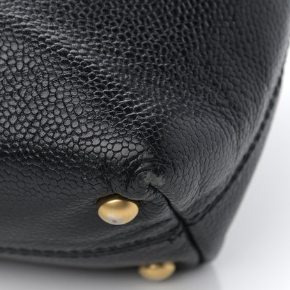Chanel Caviar CC Timeless Tote Black 10 of 11