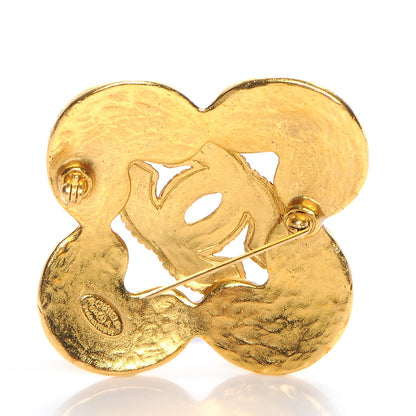 Chanel CC Brooch Gold 3 of 5