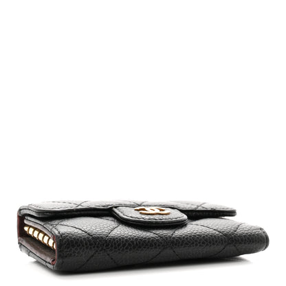 Chanel Caviar Quilted 6 Key Holder Black 4 of 8