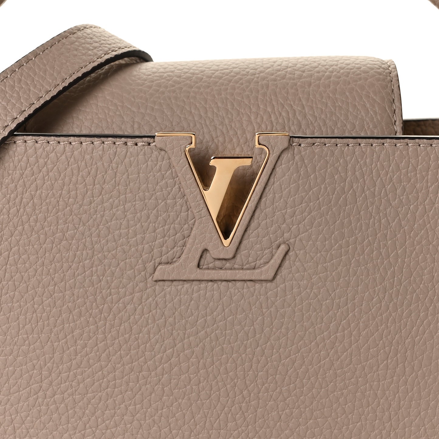Taurillon Capucines BB Pebble