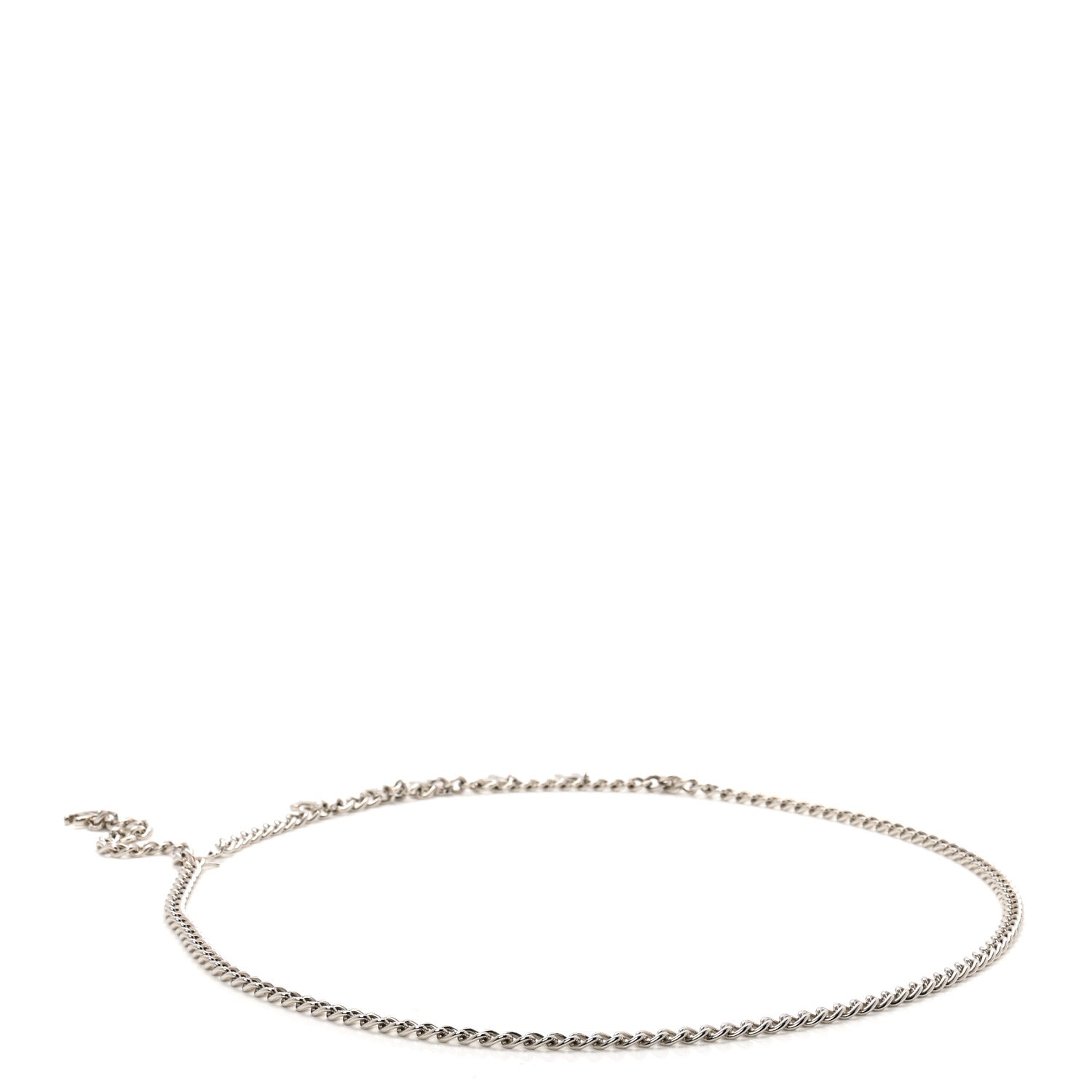 Chanel Metal CC Chain Logo Belt Silver 2 of 4