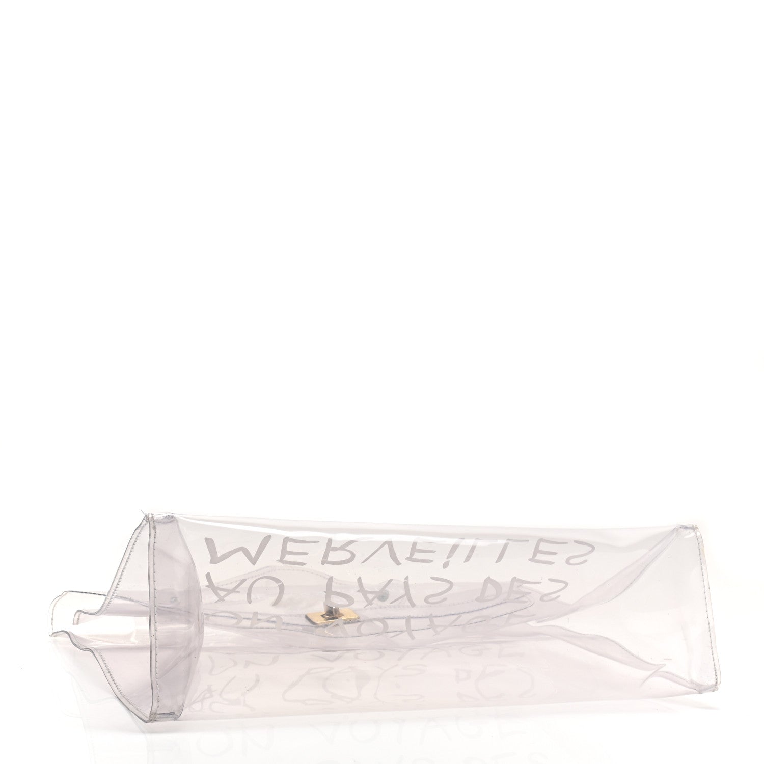 Hermes Vinyl Souvenir De L'Exposition Kelly Transparent 4 of 11