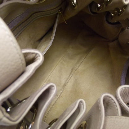 Jimmy Choo Leather Riki Tote Bag Stone 7 of 10