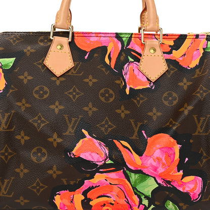 Louis Vuitton Monogram Roses Speedy 30 8 of 10